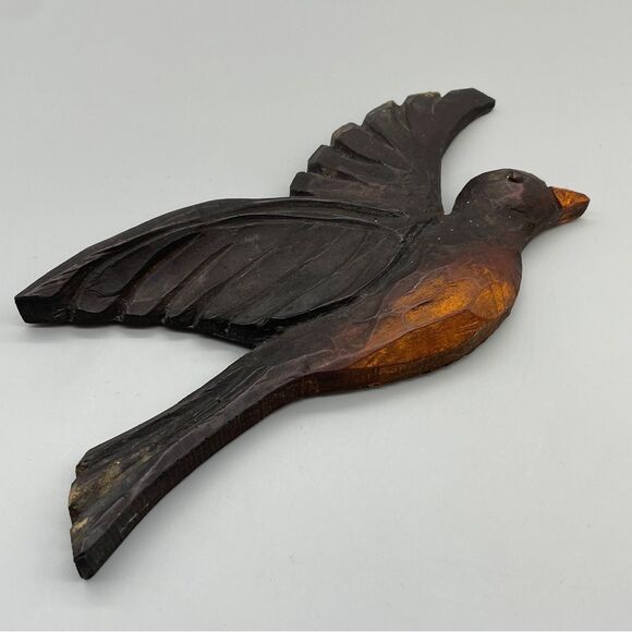 Vintage Polywood Bird Wall Decor Hanging - Picture 2 of 7